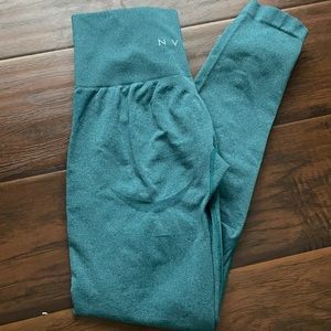 NVGTN teal aqua leggings small
